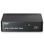 Ресивер DVB-T2 BBK SMP025HDT2 черный (Уценка)