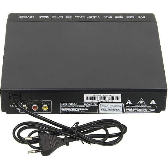 DVD плеер HYUNDAI H-DVD180 черный