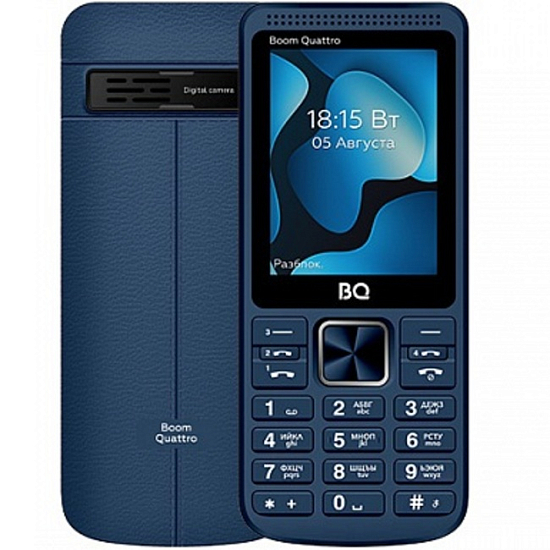 Телефон BQ 2455 Boom Quattro Blue