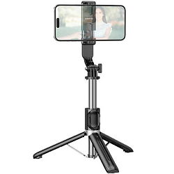 Монопод селфи BOROFONE BY12 Diva, трипод, с пультом управления, чёрный