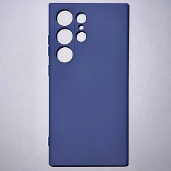 Задняя накладка ZIBELINO Soft Case для Samsung Galaxy S24 Ultra (серый)