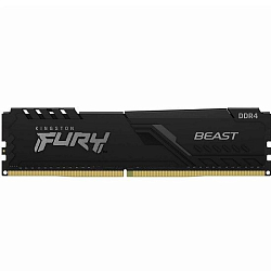 Оперативная память DDR4 8Gb Kingston Fury Beast Black KF432C16BB/8 3200МГц
