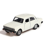 Машина металлическая «Москвич — 2140sl», инерция, 12,5 см, белый 10402899