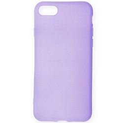 Cиликоновый чехол CTR для iPhone 5/5S/5SE тонкий (сиреневый)