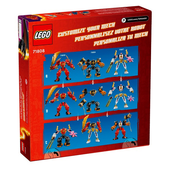 Конструктор LEGO NINJAGO 71808 Робот Кая