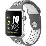 Силиконовый ремешок NIKE BAND 42_44_45_49мм (силикон) 27_серый