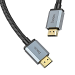 Кабель HDMI <--> HDMI  2.0м HOCO US03, черный, 48 Гбит/с, 8K ULTRA HD, 7680*4320