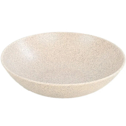 Тарелка суповая 21 см Alfa "Бежевый мрамор" арт.PT044022F039