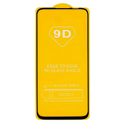 Противоударное стекло 9D NONAME для Honor 9C черное, полный клей