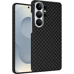 Задняя накладка KEEPHONE KEVILAR ANKORA MAGSAFE CASE для Samsung Galaxy S26 ULTRA, BLACK