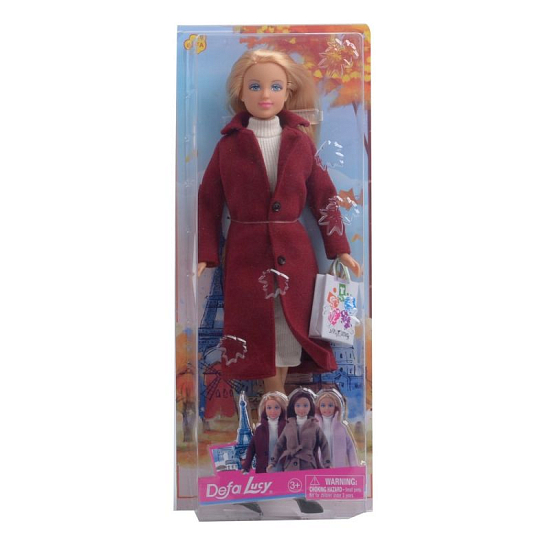 Кукла DEFA Lucy "Дама с сумочкой" (28,5 см, сумка, в ассорт.)