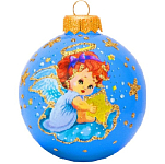 Шар "Ангелочек нежный", 80 мм, в подарочной упаковке КУ-80-234068