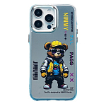 Задняя накладка PC092 для iPhone 15 Pro Max (мишка) (transparent)