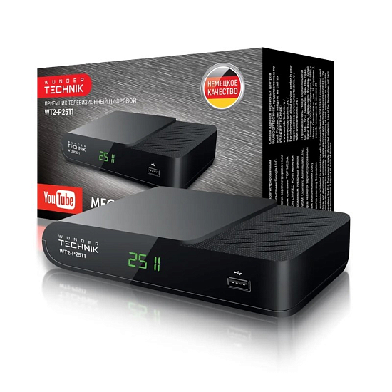 Ресивер DVB-T2 WUNDER TECHNIK WT2-P2511
