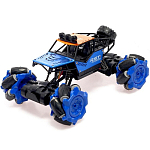Машина р/у «Джип-акробат», 4WD, управление жестами, синий