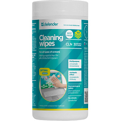 Салфетки DEFENDER CLN30328,влажные в тубе 100 шт