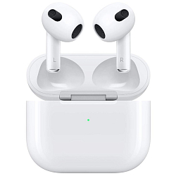 Гарнитура APPLE AirPods 3 (MME73) без беспроводной зарядки чехла