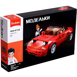 Конструктор гоночная машина Sluban Модельки, 264 детали, 6+ 9619153