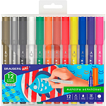 Маркеры акриловые для рисования и хобби BRAUBERG ART CLASSIC, НАБОР 12 цветов, наконечник 1мм,152151
