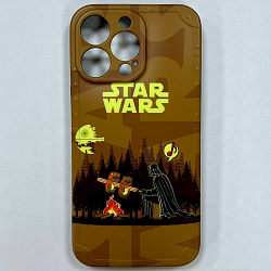 Задняя накладка NONAME для iPhone 13 Pro принт. S.W. Костер