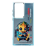 Задняя накладка PC092 для Samsung Galaxy S23 Ultra (груд) (transparent)