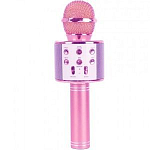 Микрофон БП Караоке WS-858 розовый