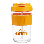 Термостакан, 550 мл, "Мастер К", оранжевый   9909185