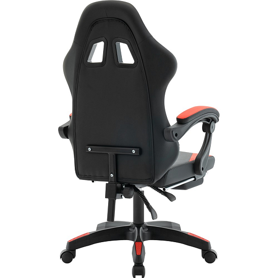 Кресло игровое DEFENDER Runa PRO черный/крас, PU, класс2