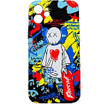 Силиконовый чехол LUXO для iPhone 13 PRO MAX ( Рисунок J155 KAWS )