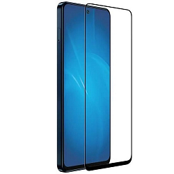 Закаленное стекло с цветной рамкой (fullscreen+fullglue) для Tecno Camon 19/19 Pro DF tColor-08 (black)