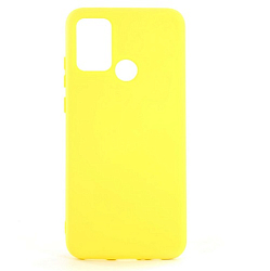 Задняя накладка XIVI для Honor 9A, Silicon Case, матовая, №41, жёлтый