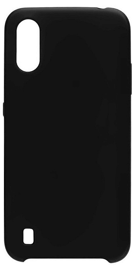 Задняя накладка ZIBELINO Soft Case для Samsung Galaxy A01 Черный