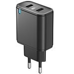 Сетевое ЗУ 2USB 2.4A OLMIO Smart IC черное