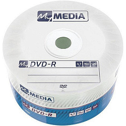 Диск DVD-R Verbatim MyMedia 4.7Gb 16x Pack wrap (50шт) (69200)