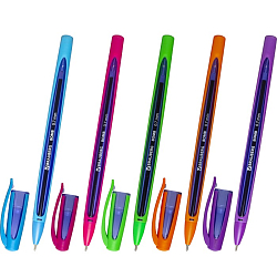 Ручка шариковая BRAUBERG "BOMB GT Color", СИНЯЯ 143346