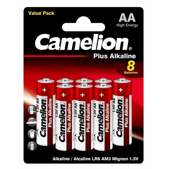 Элемент питания CAMELION LR06 BL-8