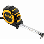 Рулетка  5м х 19мм DENZEL 31521, автоматич.фиксац.,нейлон. покрытие,магнит.зацеп,двухстор. разметка