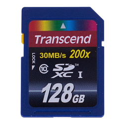 SD 128GB Transcend 200x