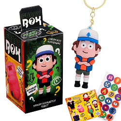 Игрушка - сюрприз Funny box «Весёлая семейка»: детский брелок.. МИКС