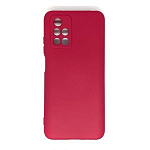 Задняя накладка ZIBELINO Soft Case для Xiaomi Redmi 10 (бордовый)