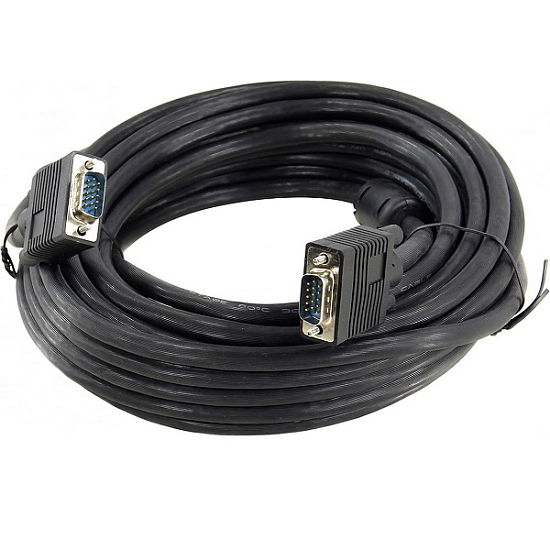 Кабель VGA <--> VGA 10м 5BITES APC-133-100 ферритовые кольца