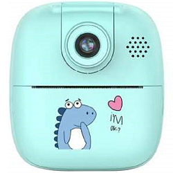 Фотоаппарат детский Children's Digital Print Camera 1080P HD проекционная цифровая моментальной печати голубой