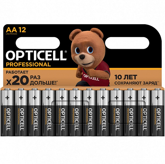 Элемент питания OPTICELL LR06 PROFESSIONAL BL-12 (12/144)