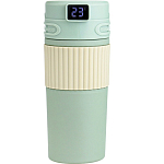 Термокружка, 400 мл, New design, сохраняет тепло 12 ч, термометр, сито 7403271