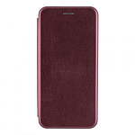 Чехол футляр-книга NONAME для SAMSUNG Galaxy A50, PREMIUM, экокожа, бордовый