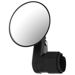 Зеркало заднего вида DX-2002VF на липучке с габаритным огнём, пластик   7751344