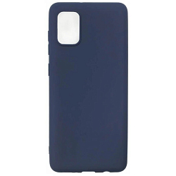 Задняя накладка ZIBELINO Zibelino Soft Matte для Samsung A31 (A315) (синий)