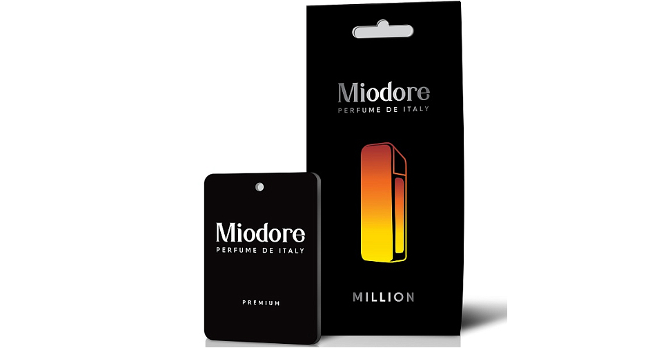 Ароматизатор MIODORE - Million (подвесной картонный) в супермаркете ...