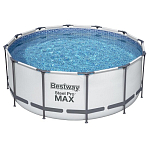 Бассейн каркасный BESTWAY 561PZ Steel Pro Max 366х122см, 10250л, фильтр-насос, лестница