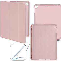 Чехол футляр-книга SMART CASE Pencil для iPad New 9.7 (2017/2018) ярко-розовый